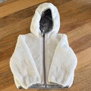 The North Face Kids White Fleece Jacket